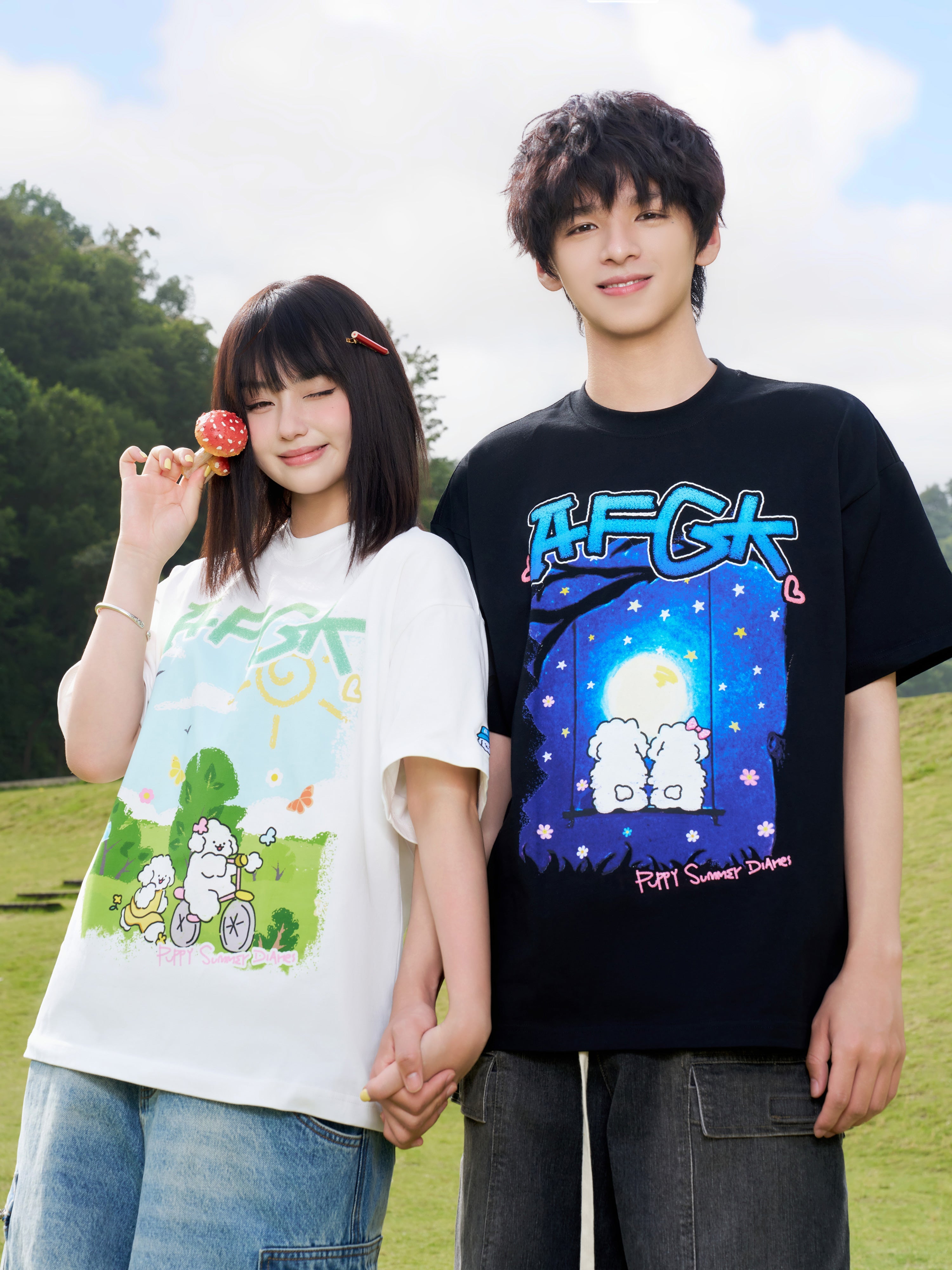 AFGK x Tombonia "Painting logo tee" AFGK x Tombonia "Painting logo tee"