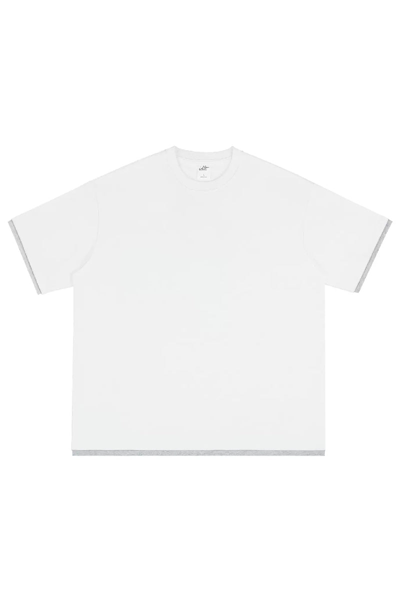 Oversized Layered Cotton Tee Oversized Layered Cotton Tee