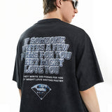 Vintage Metal Font Rhinestone Tee Vintage Metal Font Rhinestone Tee