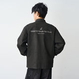 Embroidered Lapel Collar Jacket Embroidered Lapel Collar Jacket