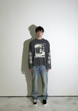 L/S Studio Saints Tee - Washed Grey L/S Studio Saints Tee - Washed Grey