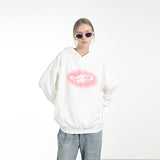 Gradient Ink Jet Dynamic Logo Printed Hoodie Gradient Ink Jet Dynamic Logo Printed Hoodie