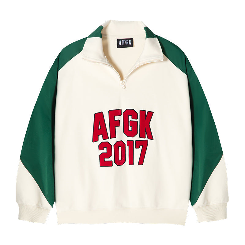 DONCARE(AFGK) "Zipped logo sweatshirt" DONCARE(AFGK) "Zipped logo sweatshirt"