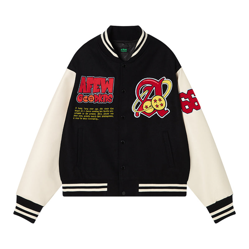 DONCARE(AFGK) "Dragon ball varsity jacket" DONCARE(AFGK) "Dragon ball varsity jacket"