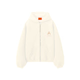 DONCARE(AFGK) "Logo scuba zip hoodie" DONCARE(AFGK) "Logo scuba zip hoodie"