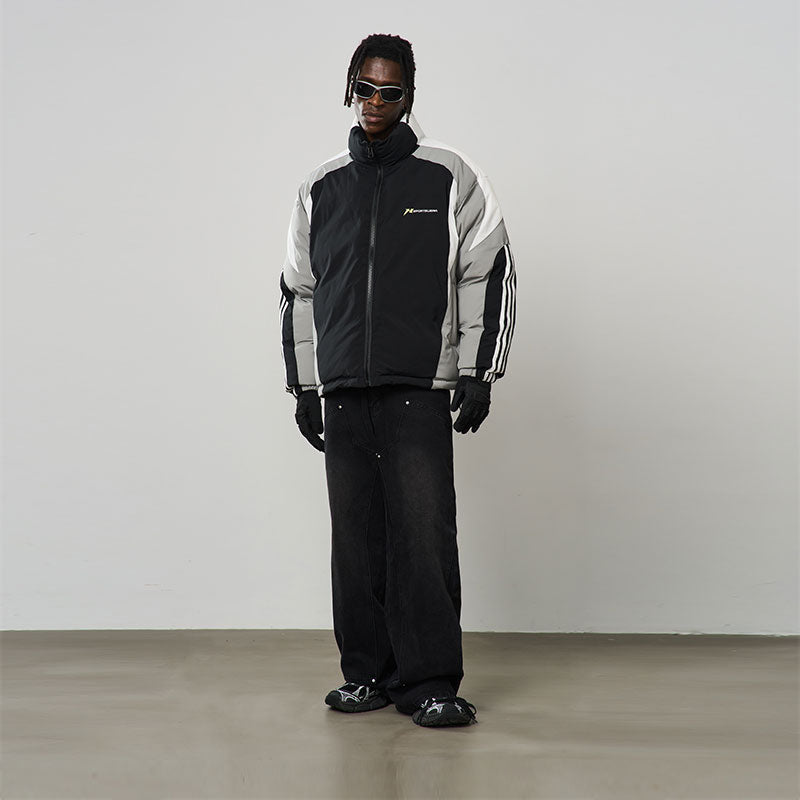 Contrast Stitching Motor Down Jacket Contrast Stitching Motor Down Jacket