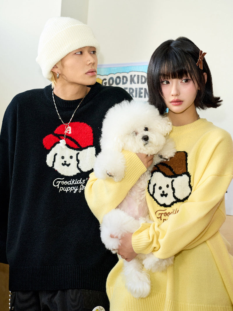 AFGK X TOMBONIA "Puppy logo jumper" AFGK X TOMBONIA "Puppy logo jumper"