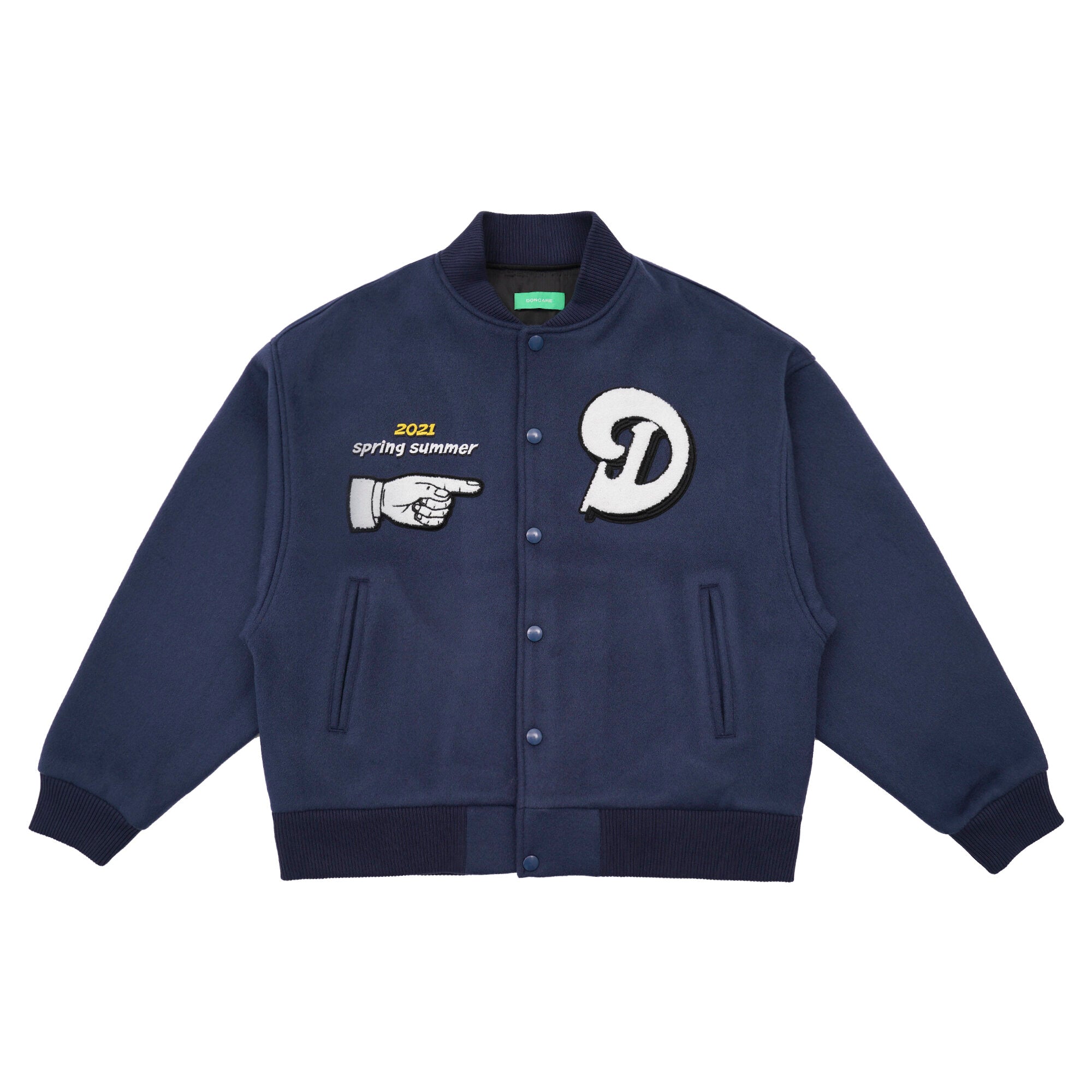 DONCARE (AFGK) "City View Collage Jacket" - Navy Blue DONCARE (AFGK) "City View Collage Jacket" - Navy Blue