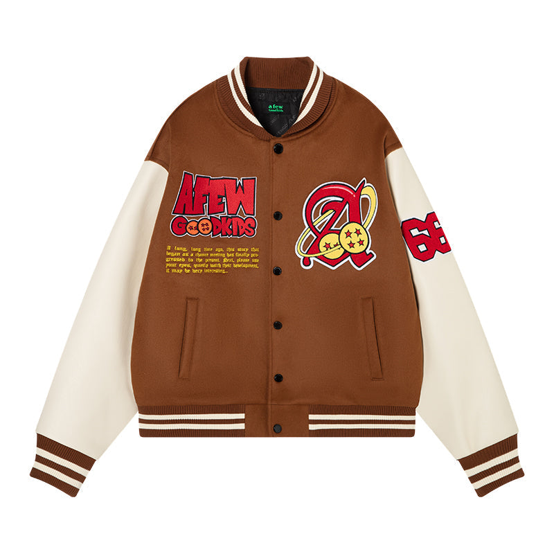 DONCARE(AFGK) "Dragon ball varsity jacket" DONCARE(AFGK) "Dragon ball varsity jacket"
