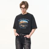 Washed Printed Mountain Tee Washed Printed Mountain Tee