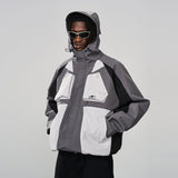 3D Pockets Deconstructed Patchwork Jacket 3D Pockets Deconstructed Patchwork Jacket