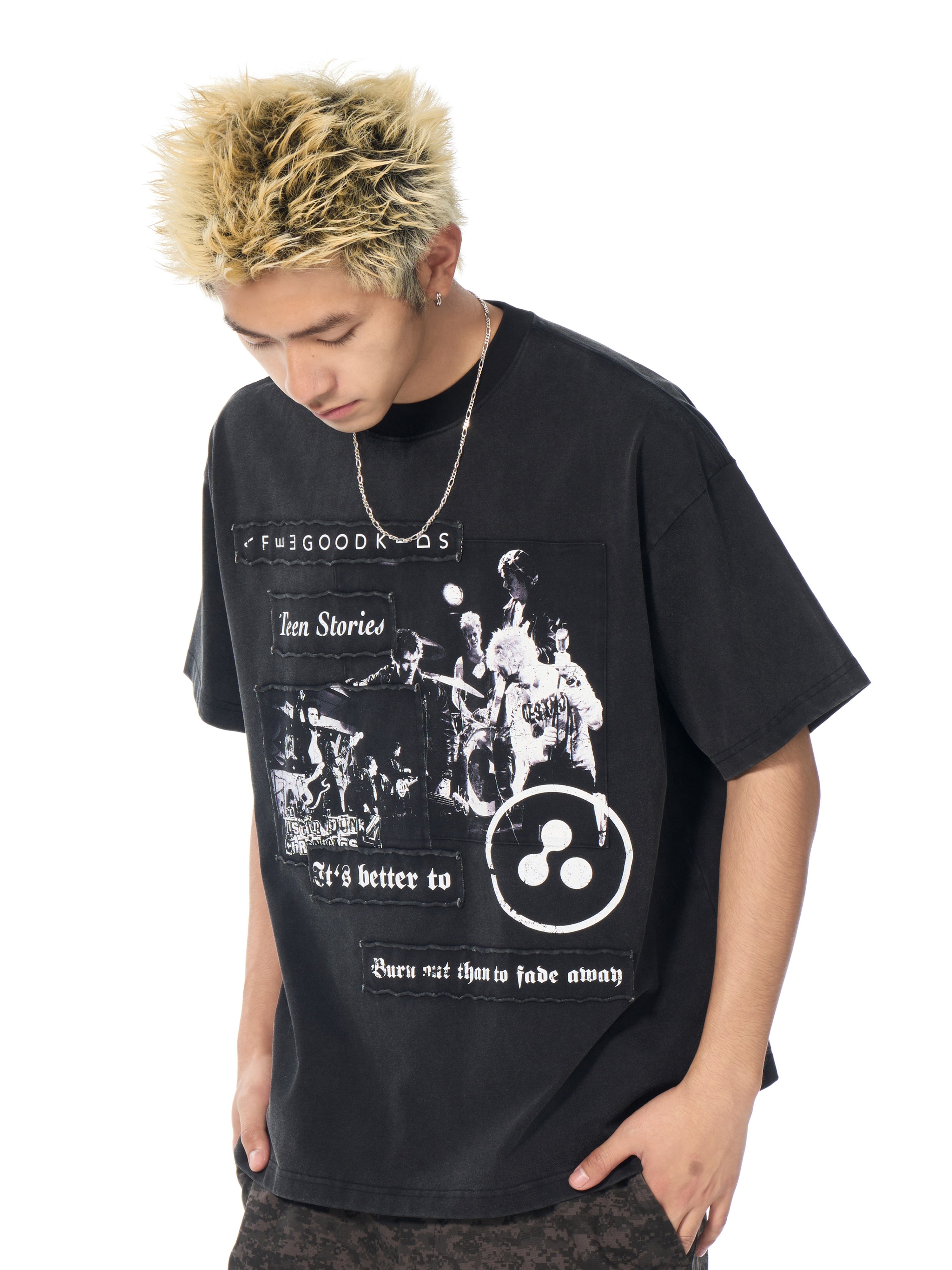 DONCARE(AFGK) "Punk band vintage tee" DONCARE(AFGK) "Punk band vintage tee"