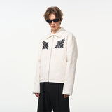 Jacquard Embroidered Patches Jacket Jacquard Embroidered Patches Jacket