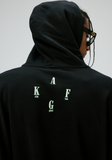 DONCARE(AFGK) "Patchwork logo hoodie" DONCARE(AFGK) "Patchwork logo hoodie"