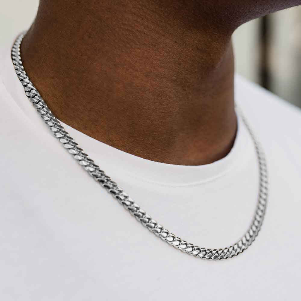 Italian Silver Cuban Link Chain Italian Silver Cuban Link Chain