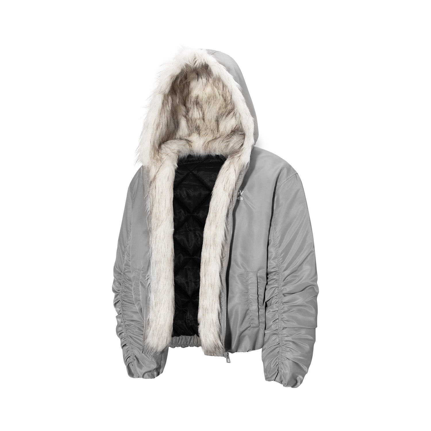 DONCARE(AFGK) "Fur trimmed hooded jacket" DONCARE(AFGK) "Fur trimmed hooded jacket"