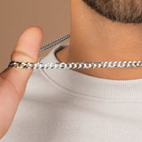 Italian Silver Curb Cuban Link Chain Italian Silver Curb Cuban Link Chain