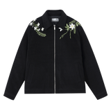 Floral Embroidered Wool Jacket Floral Embroidered Wool Jacket