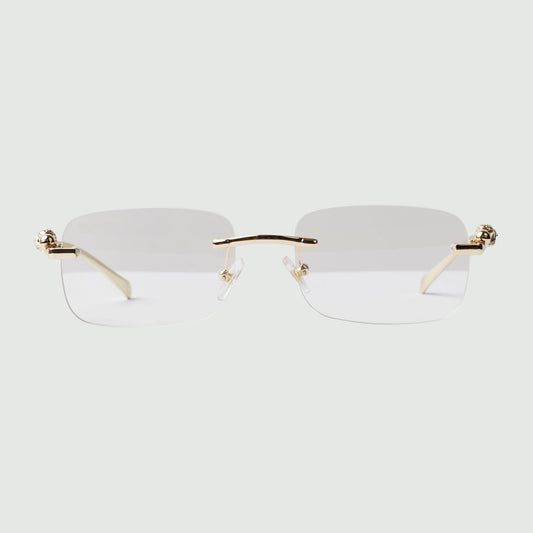 Panther Glasses - Gold / Clear