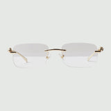 Panther Glasses - Gold / Clear Panther Glasses - Gold / Clear
