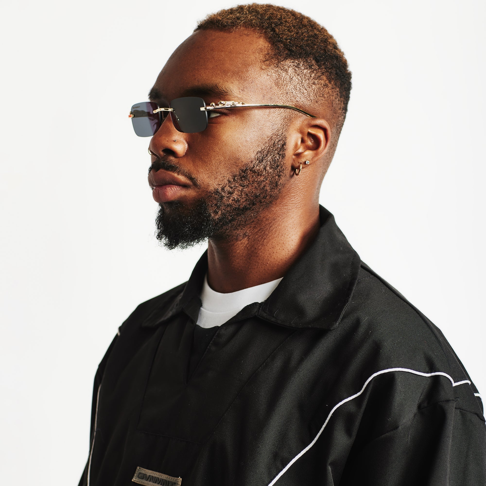 Panther Glasses - Gold / Black Panther Glasses - Gold / Black