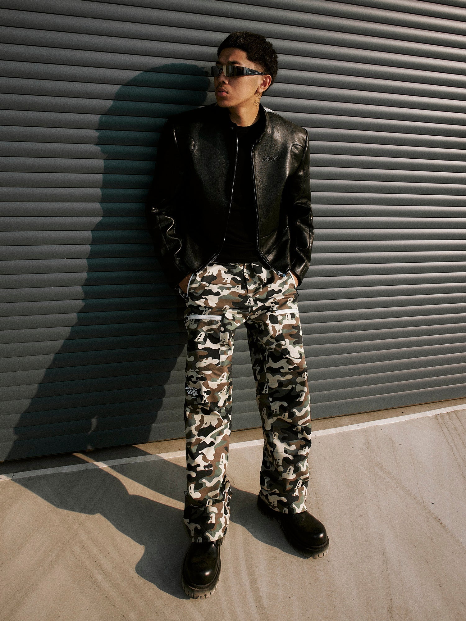 DONCARE(AFGK) "X-Ray Biker Jacket" - Black DONCARE(AFGK) "X-Ray Biker Jacket" - Black