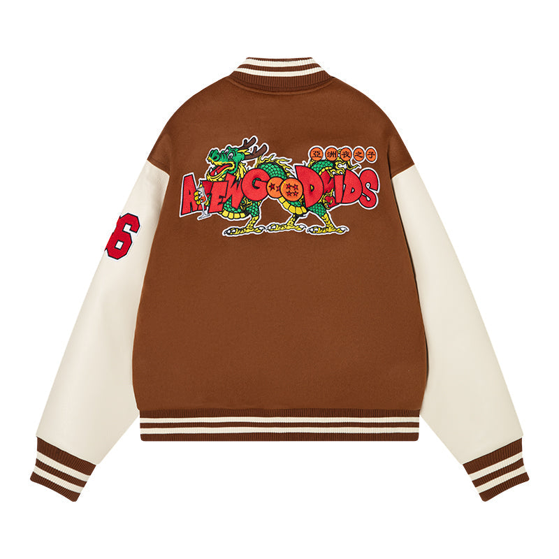 DONCARE(AFGK) "Dragon ball varsity jacket" DONCARE(AFGK) "Dragon ball varsity jacket"