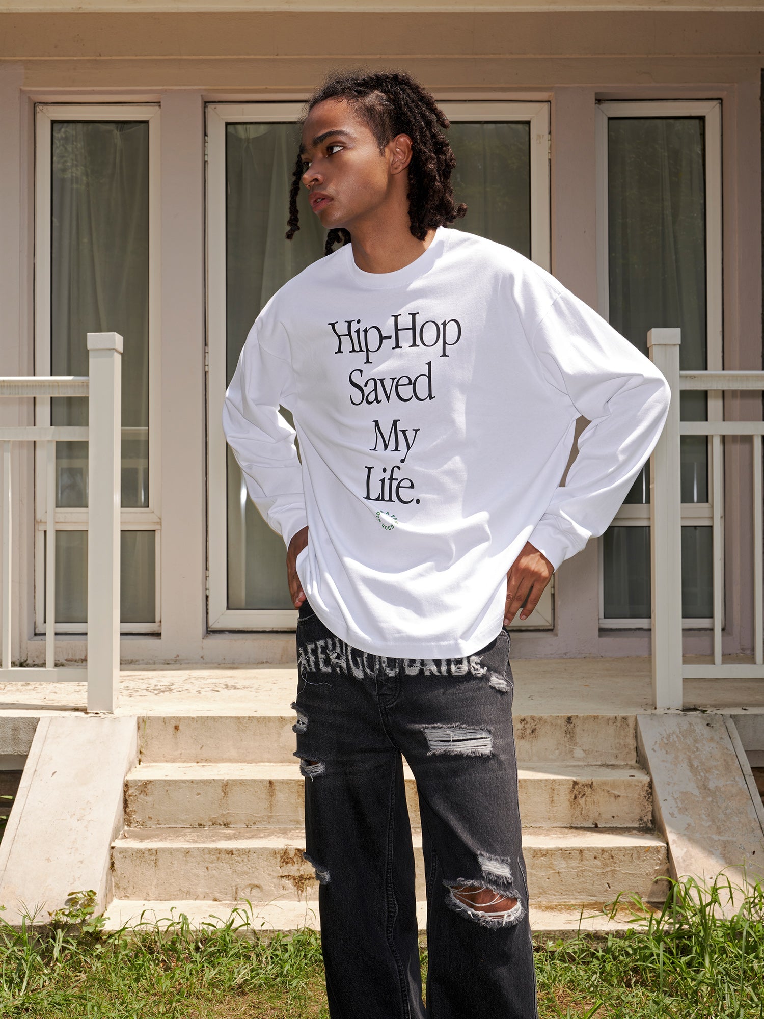 DONCARE(AFGK) "My life long sleeve shirt" DONCARE(AFGK) "My life long sleeve shirt"