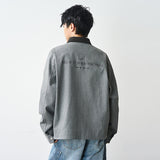 Embroidered Lapel Collar Jacket Embroidered Lapel Collar Jacket