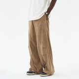Suede Pleated Flared Trousers Suede Pleated Flared Trousers
