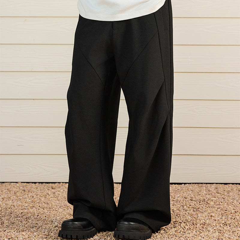 Cleanfit Pleated Wide-Leg Trousers Cleanfit Pleated Wide-Leg Trousers