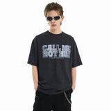 Vintage Metal Font Rhinestone Tee Vintage Metal Font Rhinestone Tee