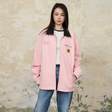 Leather Collar Suede Jacket Leather Collar Suede Jacket