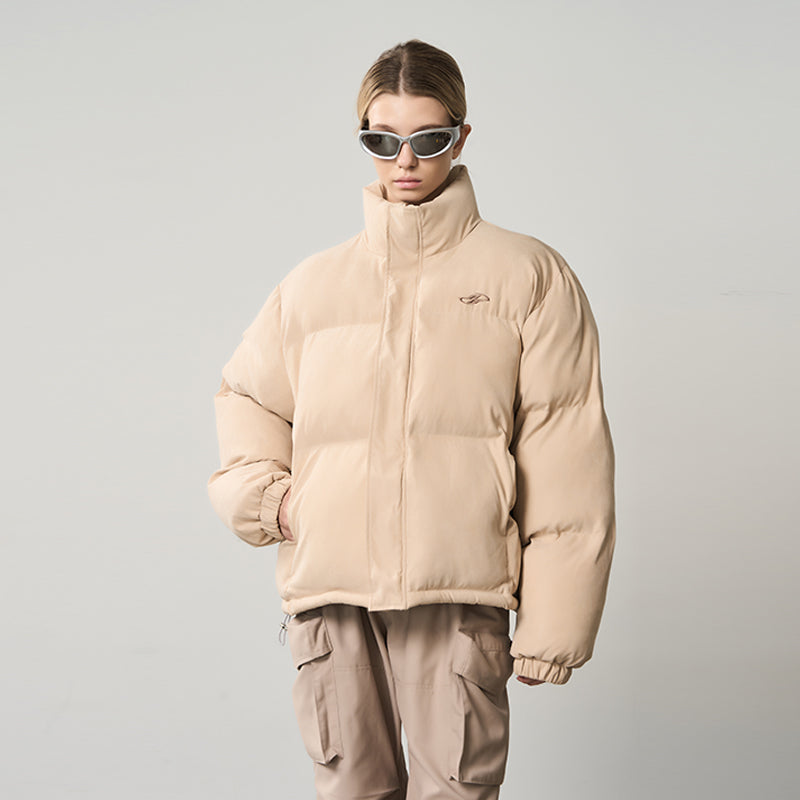 Stand Up Collar Velvet Down Jacket Stand Up Collar Velvet Down Jacket