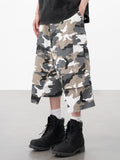 DONCARE(AFGK) "Snow camo baggy jorts" DONCARE(AFGK) "Snow camo baggy jorts"