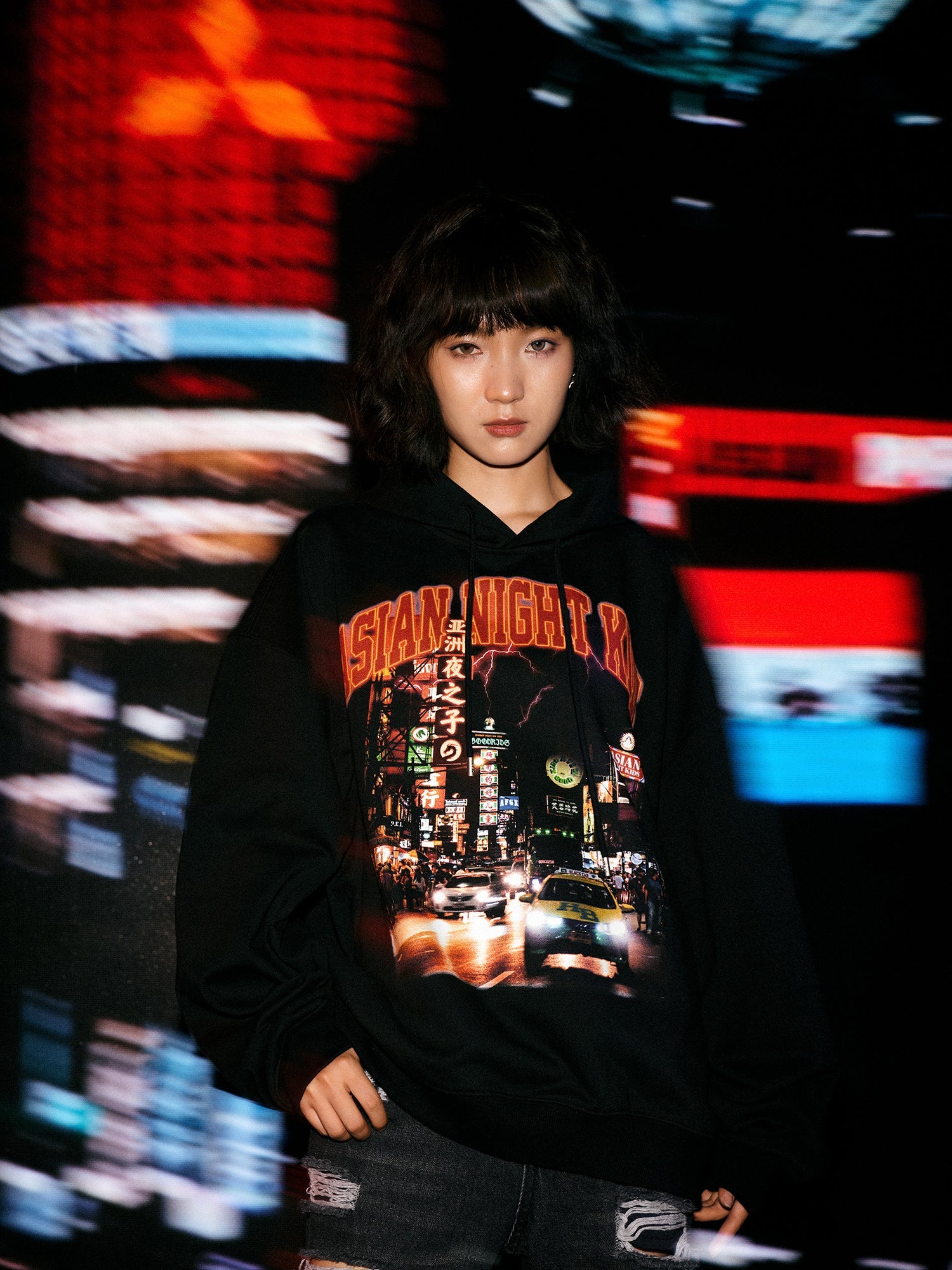 DONCARE(AFGK) "Night kids hoodie" DONCARE(AFGK) "Night kids hoodie"