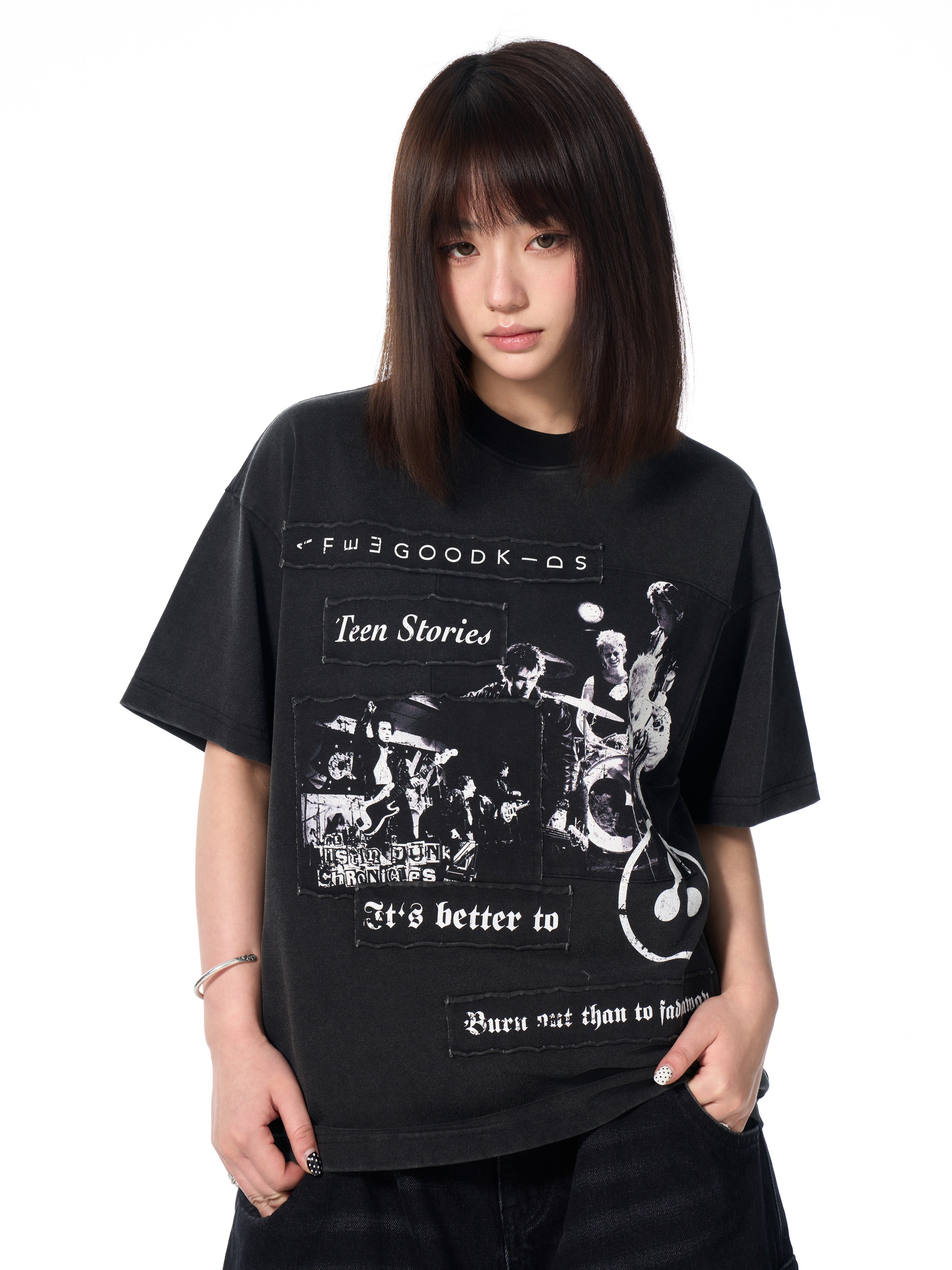 DONCARE(AFGK) "Punk band vintage tee" DONCARE(AFGK) "Punk band vintage tee"