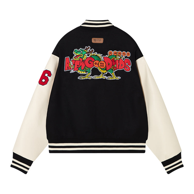 DONCARE(AFGK) "Dragon ball varsity jacket" DONCARE(AFGK) "Dragon ball varsity jacket"