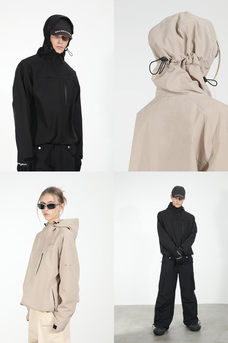 Metal Logo Functional Hooded Jacket Metal Logo Functional Hooded Jacket