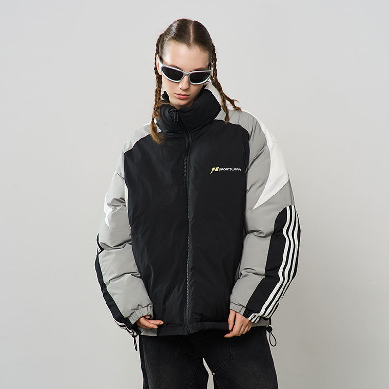 Contrast Stitching Motor Down Jacket Contrast Stitching Motor Down Jacket