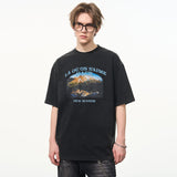 Washed Printed Mountain Tee Washed Printed Mountain Tee