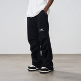 Embroidered Logo Folded Loose Sweatpants Embroidered Logo Folded Loose Sweatpants