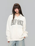 DONCARE(AFGK) "Pearl logo zip hoodie" DONCARE(AFGK) "Pearl logo zip hoodie"
