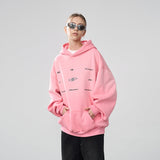 Washed Dynamic Logo Loose Hoodie Washed Dynamic Logo Loose Hoodie