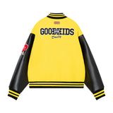 DONCARE(AFGK) "Angel leather varsity jacket" DONCARE(AFGK) "Angel leather varsity jacket"