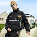 Football Club Embroidered Down Coat Football Club Embroidered Down Coat