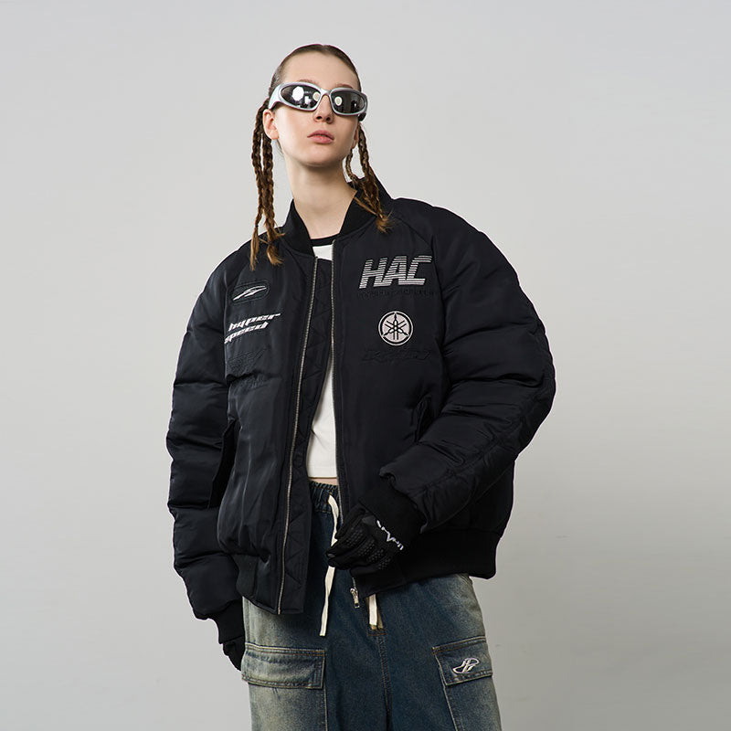 Embroidered Patches MA1 Logo Jacket Embroidered Patches MA1 Logo Jacket