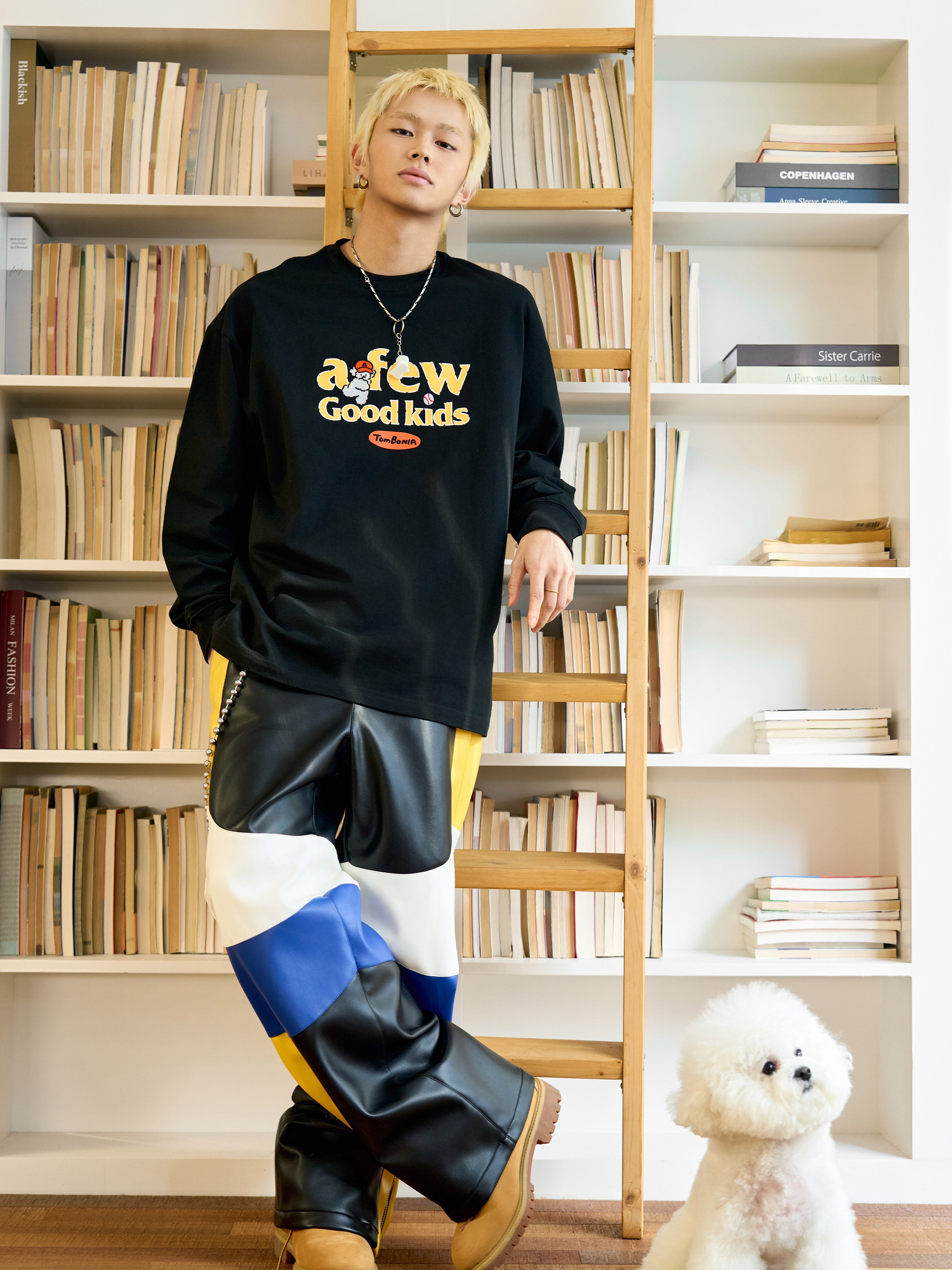 AFGK X TOMBONIA "Puppy logo long sleeve" AFGK X TOMBONIA "Puppy logo long sleeve"