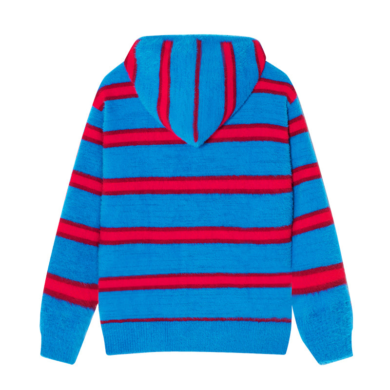 DONCARE(AFGK) "Stripe hooded jumper" DONCARE(AFGK) "Stripe hooded jumper"