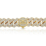 3 Row Diamond Cuban Chain 18mm 3 Row Diamond Cuban Chain 18mm